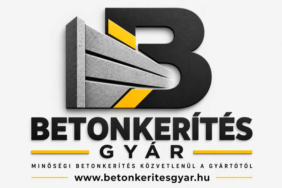 Betonkerítés Gyár logó